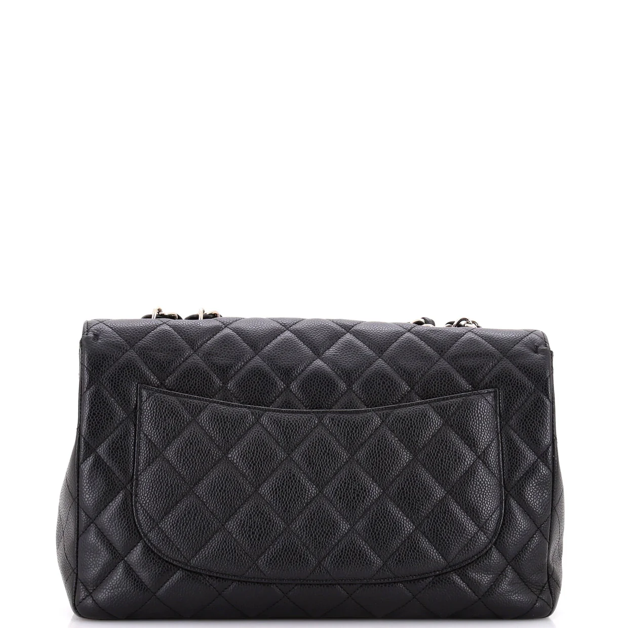 Classic Single Flap Bag Quilted Caviar Jumbo - Deep Luxury