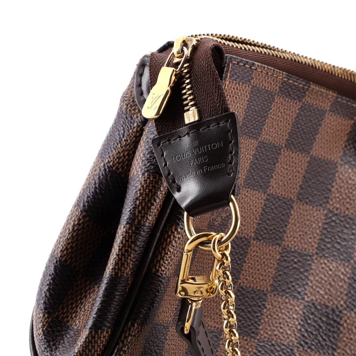 Eva Handbag Damier - Deep Luxury