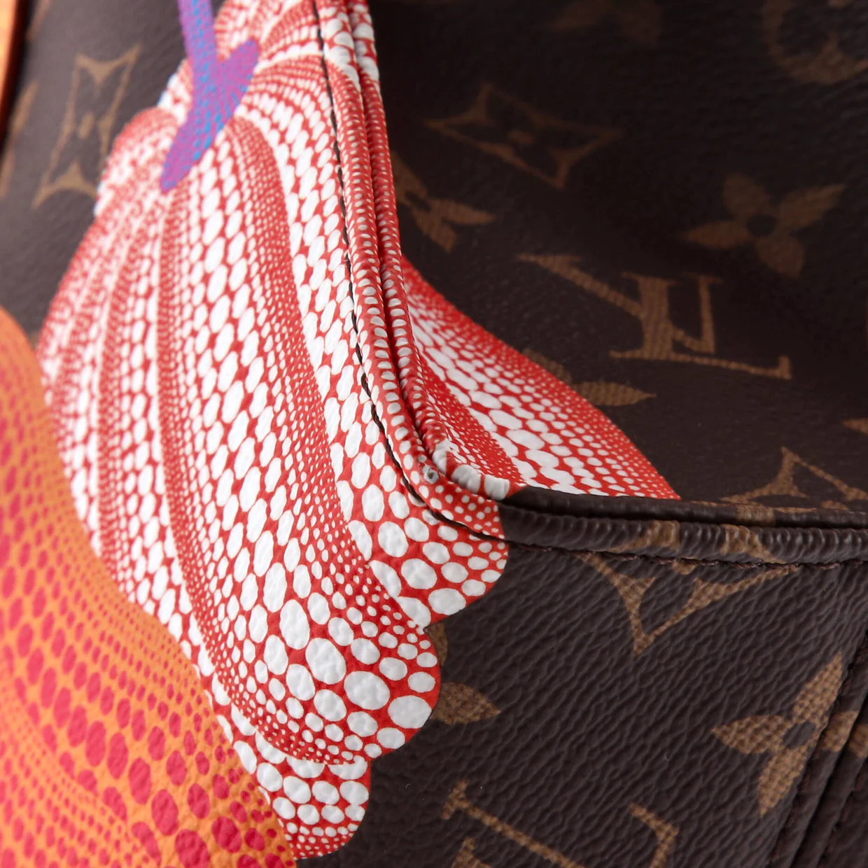 OnTheGo Tote Yayoi Kusama Pumpkins Monogram Canvas PM - Deep Luxury