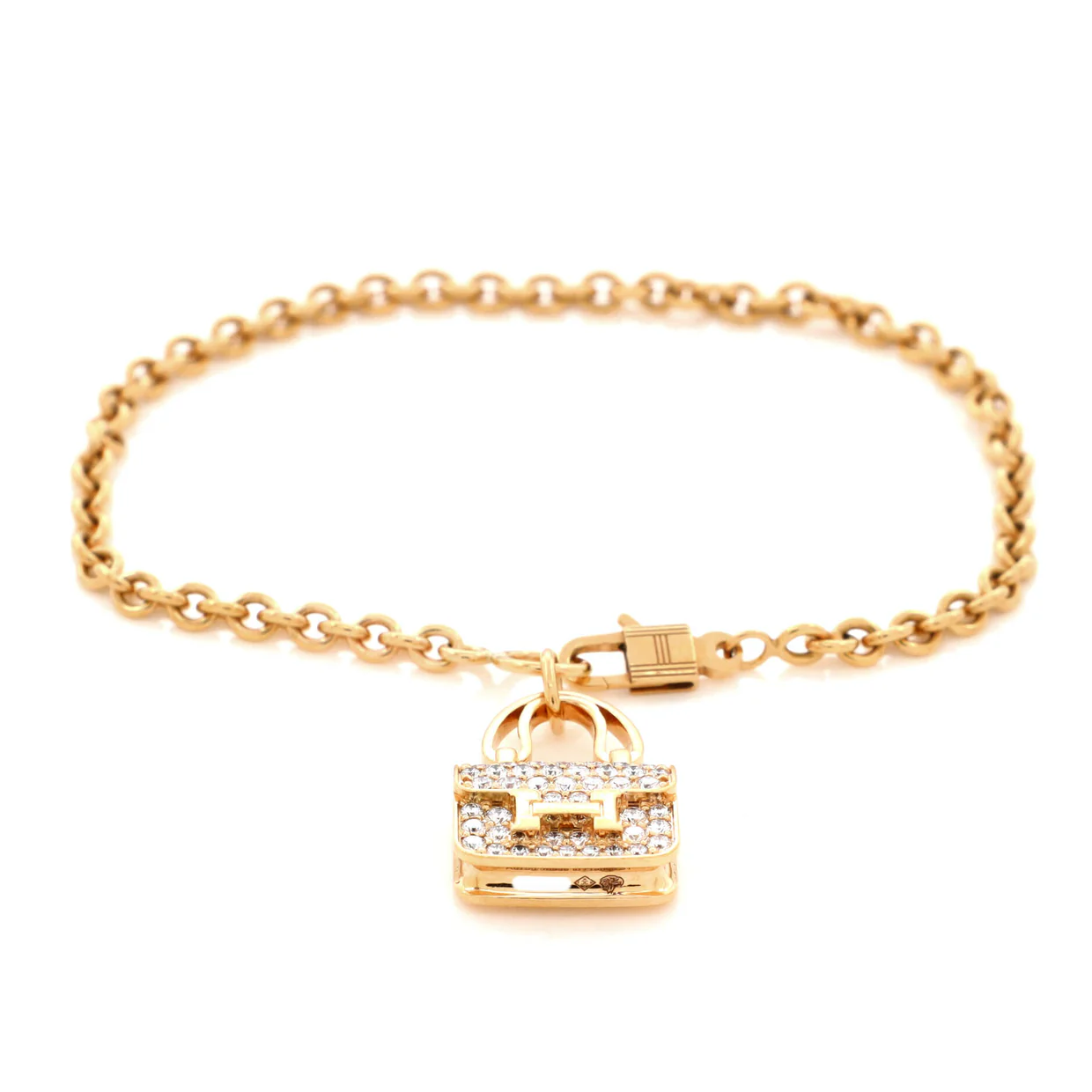 Amulettes Constance Bracelet 18K Rose Gold with Diamonds - Deep Luxury