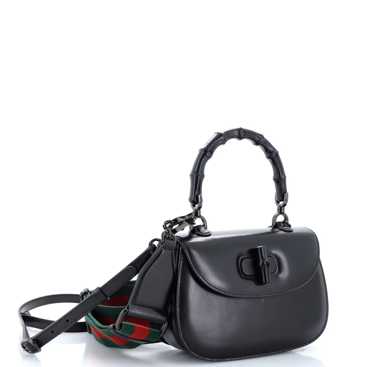 Bamboo 1947 Top Handle Bag Leather Small - Deep Luxury