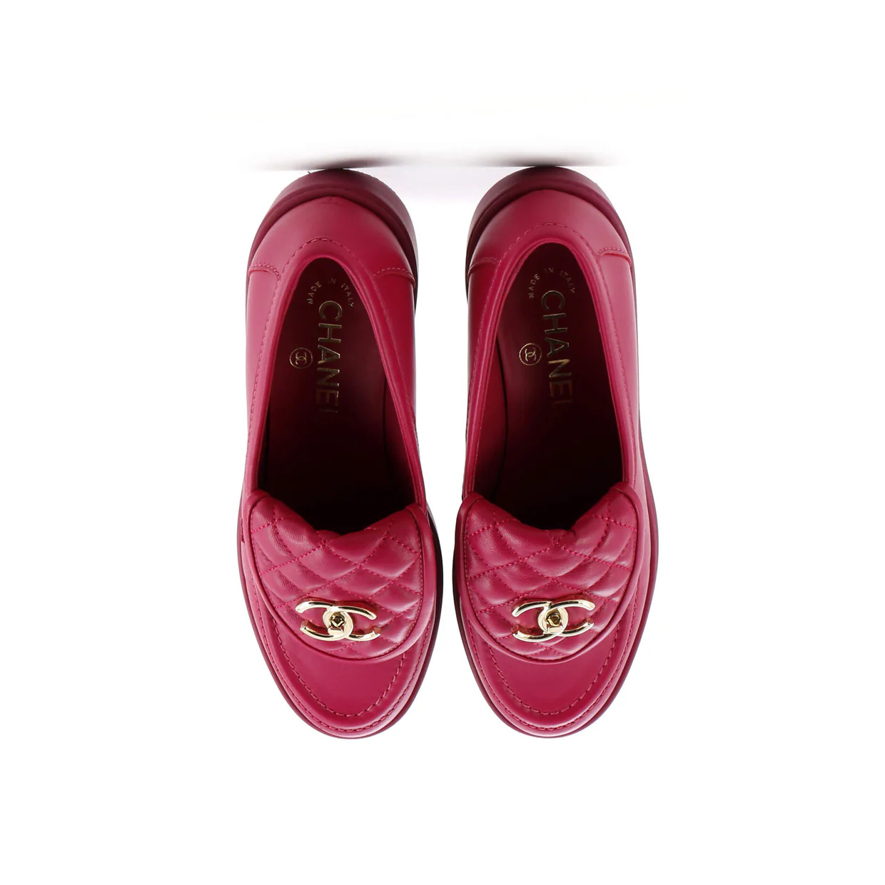 Women's CC Loafers Quilted Leather - Deep Luxury