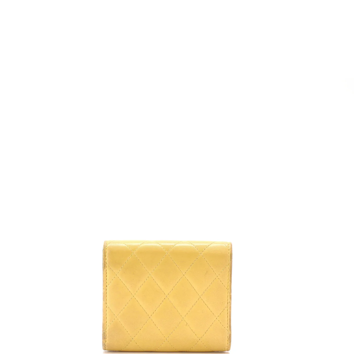 CC Compact Classic Flap Wallet Quilted Lambskin - Deep Luxury