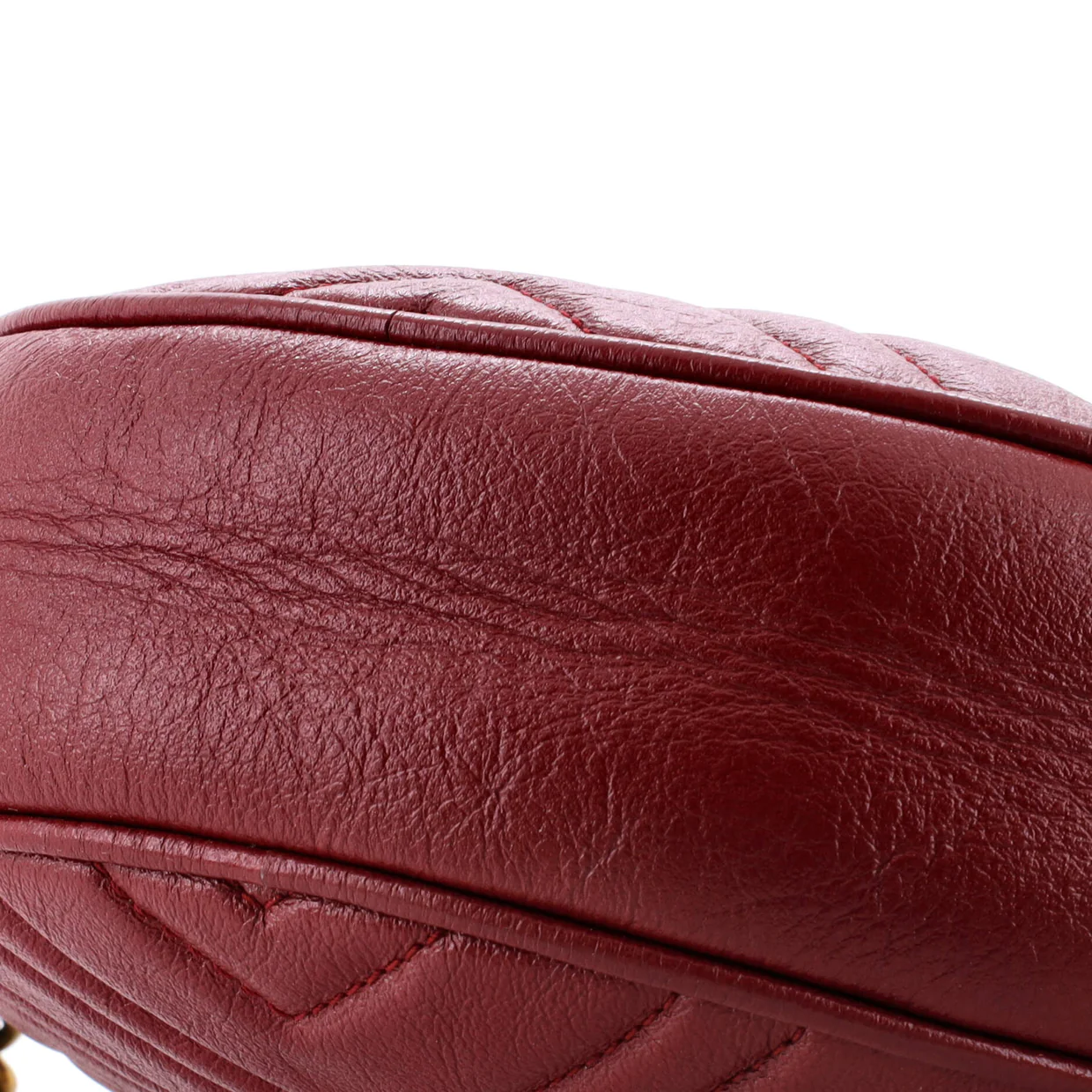 GG Marmont Round Shoulder Bag Matelasse Leather Mini - Deep Luxury