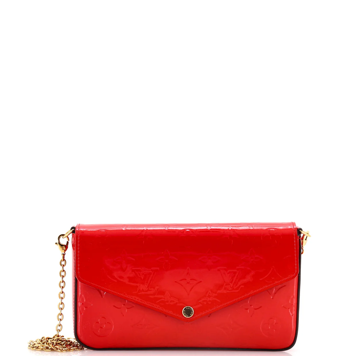 Felicie Pochette Monogram Vernis - Deep Luxury