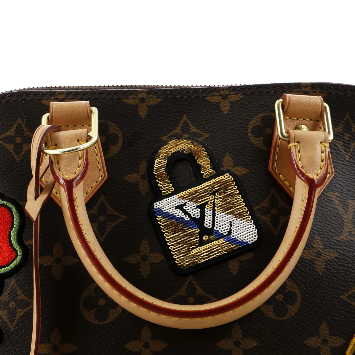 Alma Handbag Limited Edition Patches Monogram Canvas PM - Deep Luxury