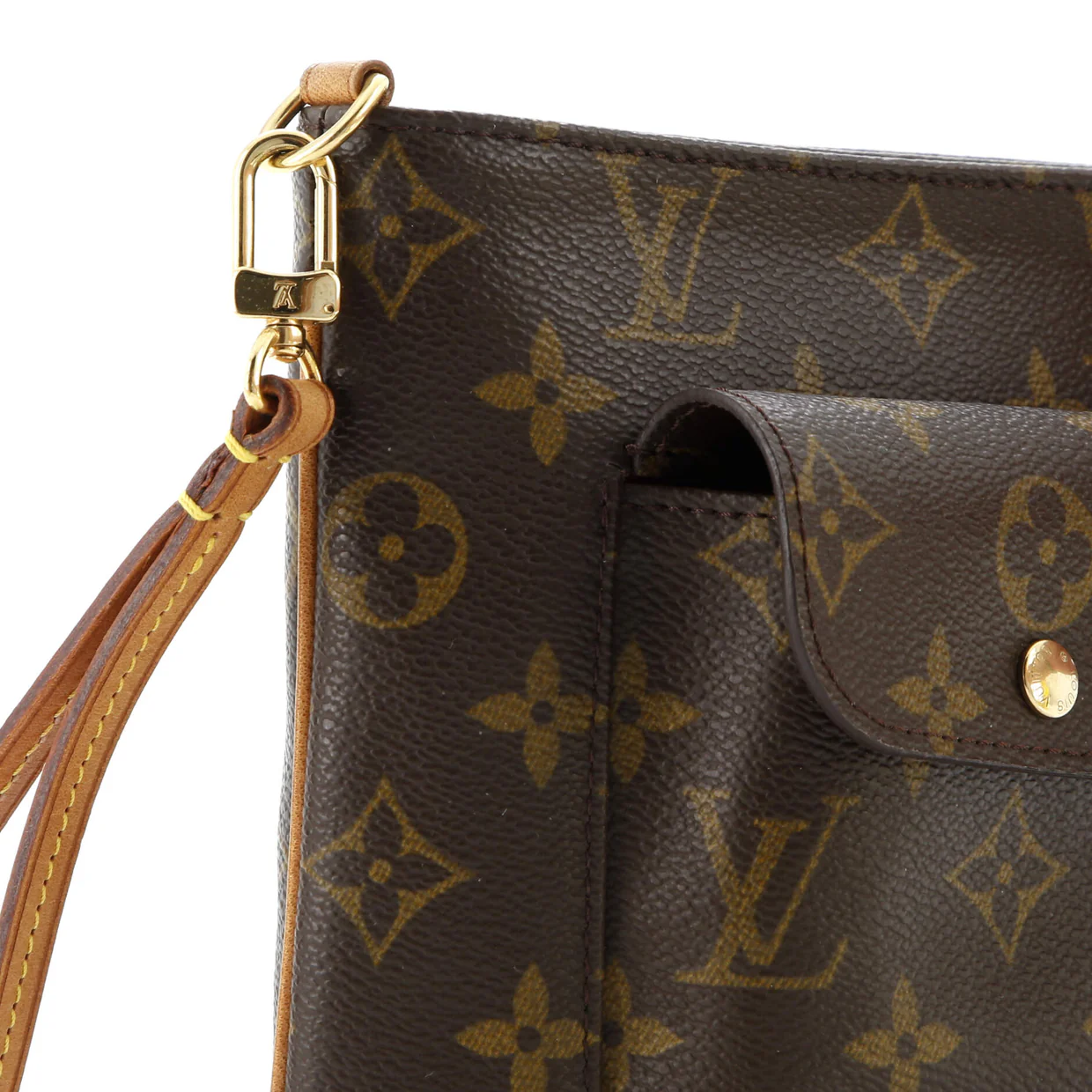 Partition Wristlet Clutch Monogram Canvas - Deep Luxury