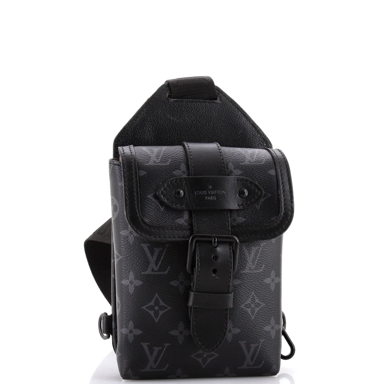 Saumur Slingbag Monogram Eclipse Canvas - Deep Luxury