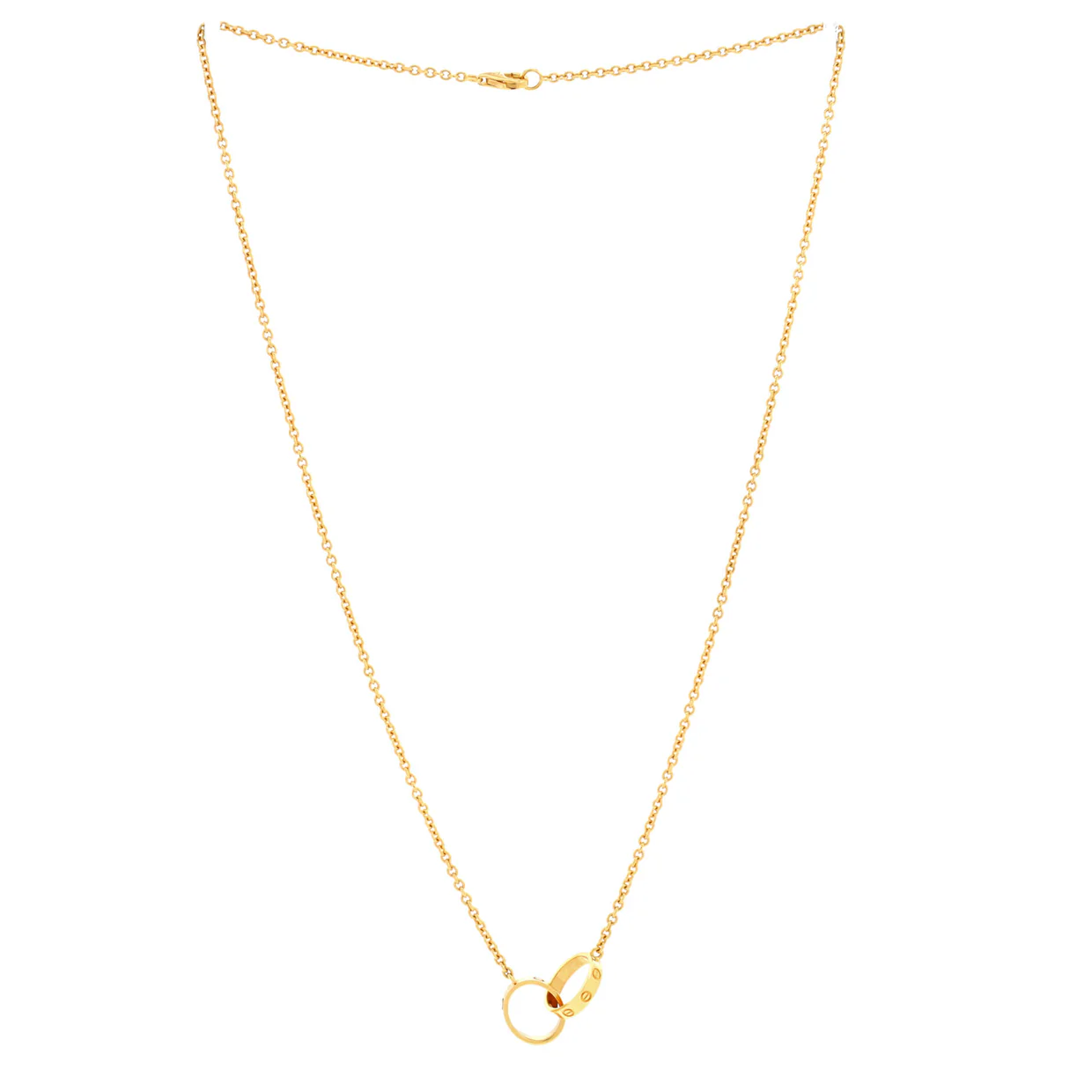 Love Interlocking Necklace 18K Yellow Gold - Deep Luxury