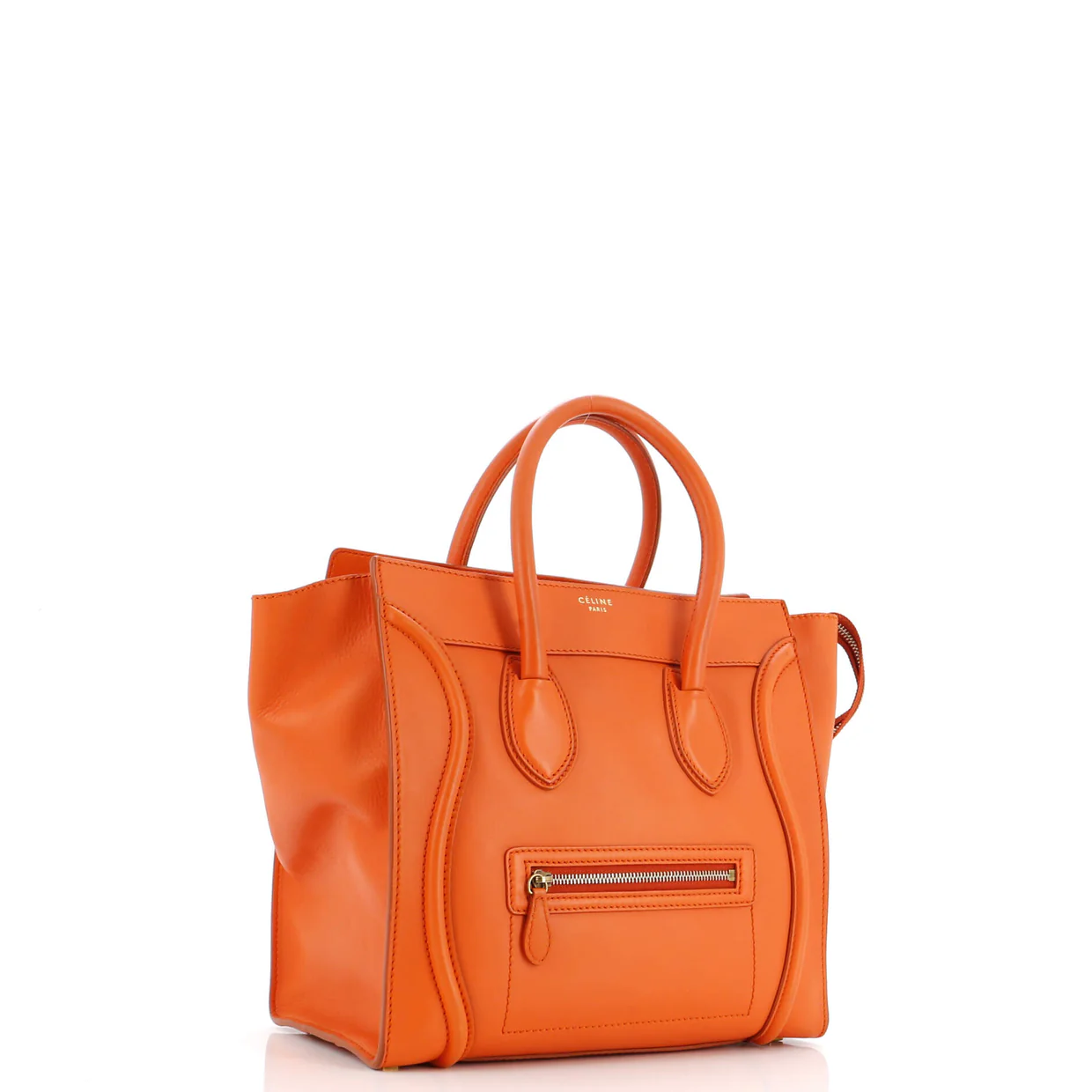 Luggage Bag Smooth Leather Mini - Deep Luxury