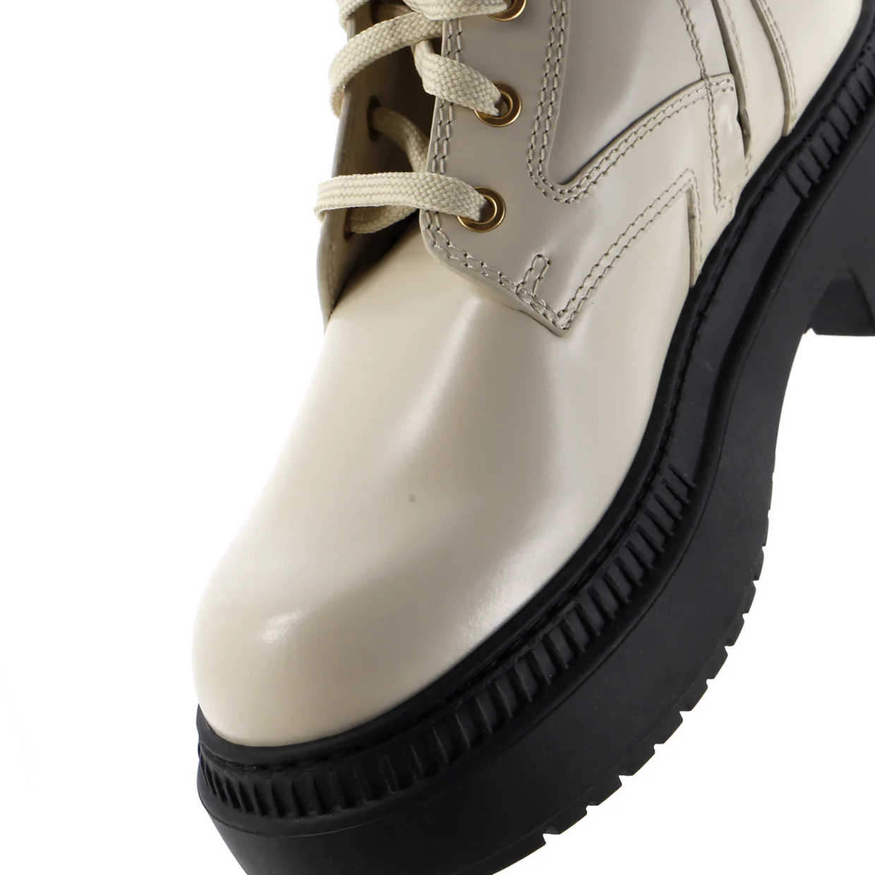 Women's Fendigraphy Biker Boots Leather - Deep Luxury