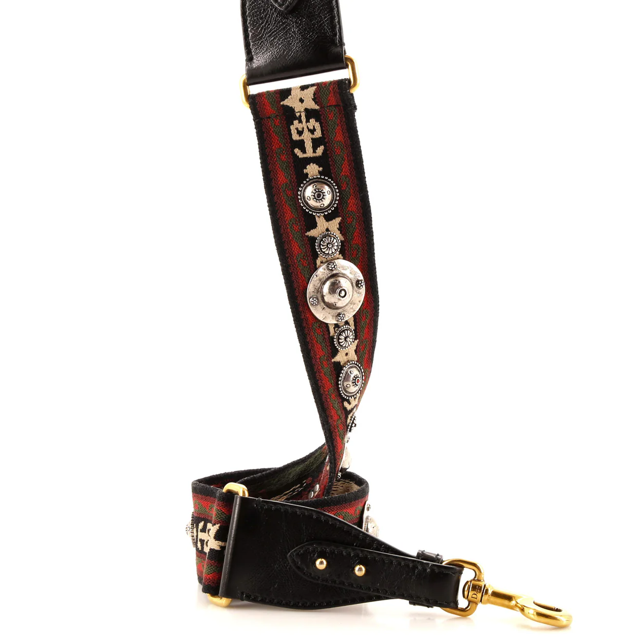 Bohemian Fringe Shoulder Strap Embellished Canvas - Deep Luxury