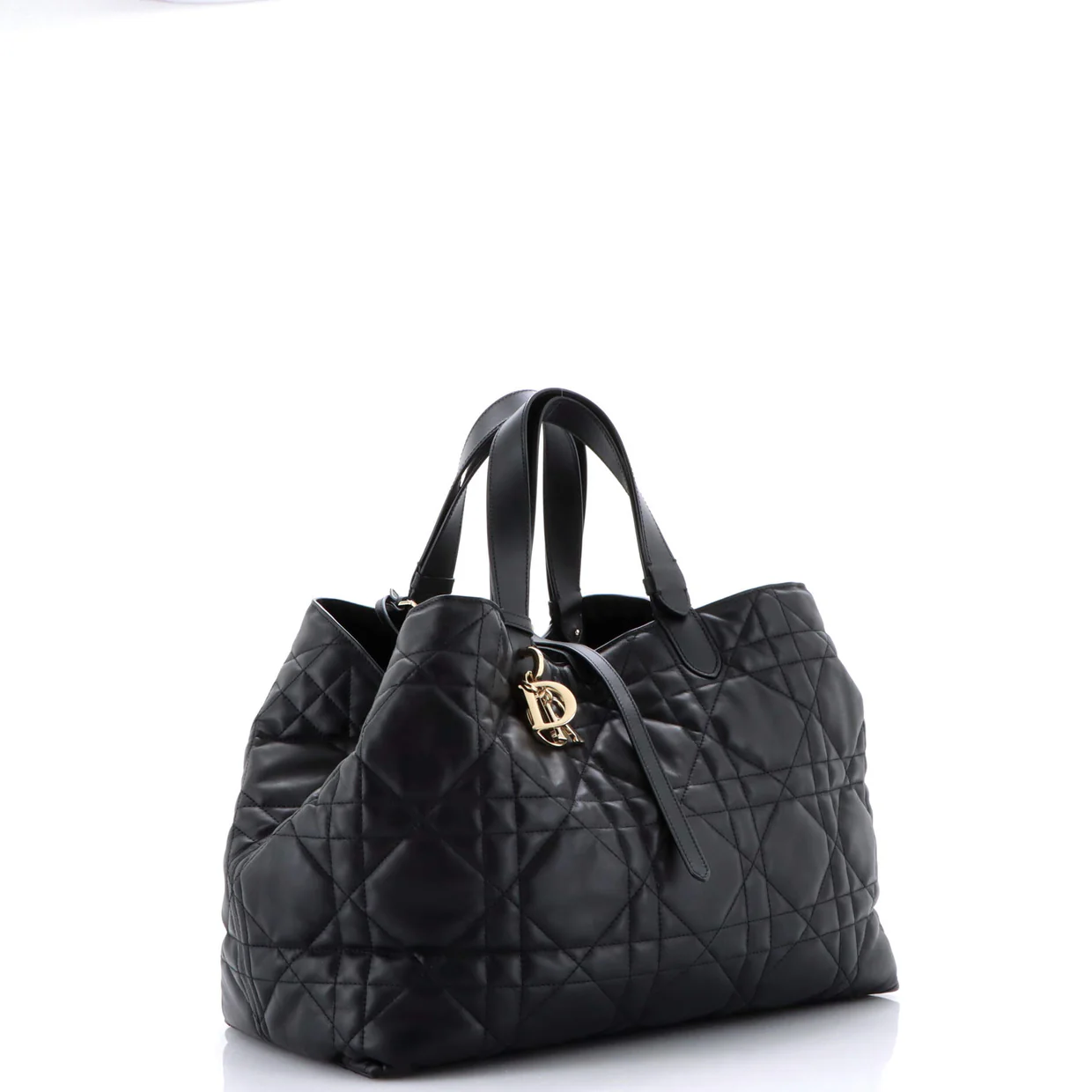 Toujours Tote Bag Macrocannage Quilt Calfskin Large - Deep Luxury