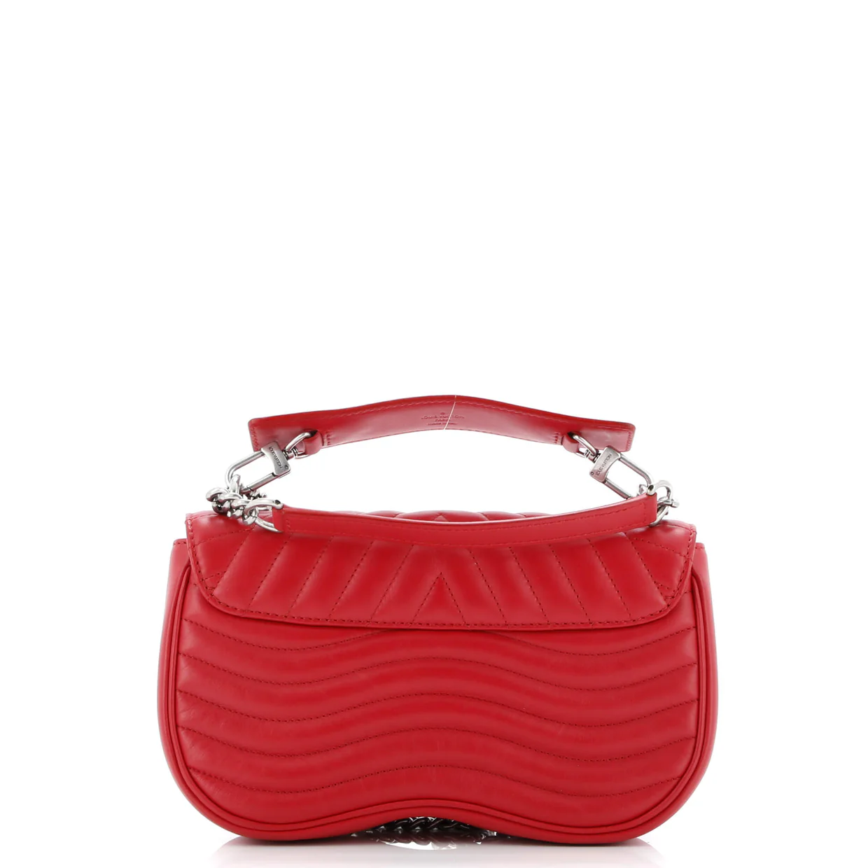 New Wave Chain Bag Quilted Leather MM - Deep Luxury