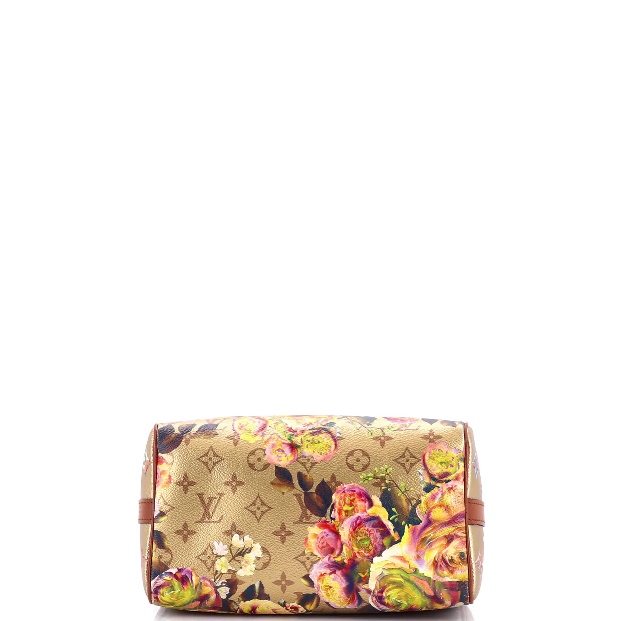 Speedy Bandouliere Bag Limited Edition Flowers Monogram Canvas 25 - Deep Luxury