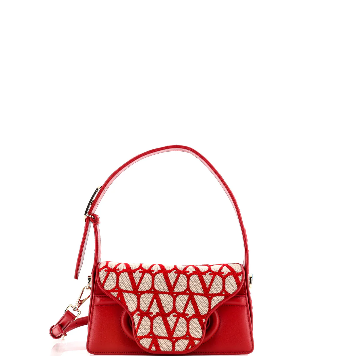 Le Petit Deuxieme Shoulder Bag Iconographe Canvas and Leather - Deep Luxury