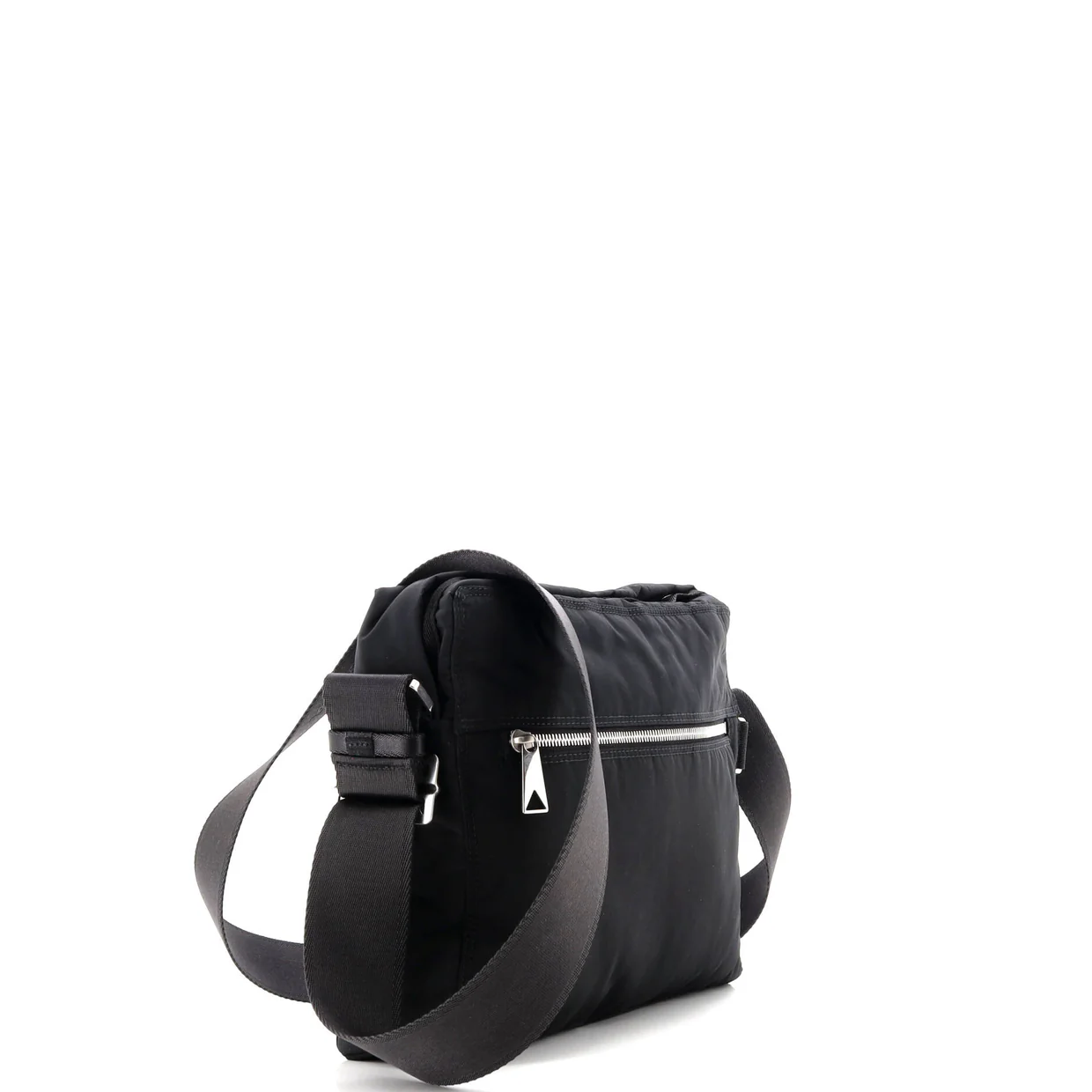 Snap Button Messenger Bag Nylon - Deep Luxury