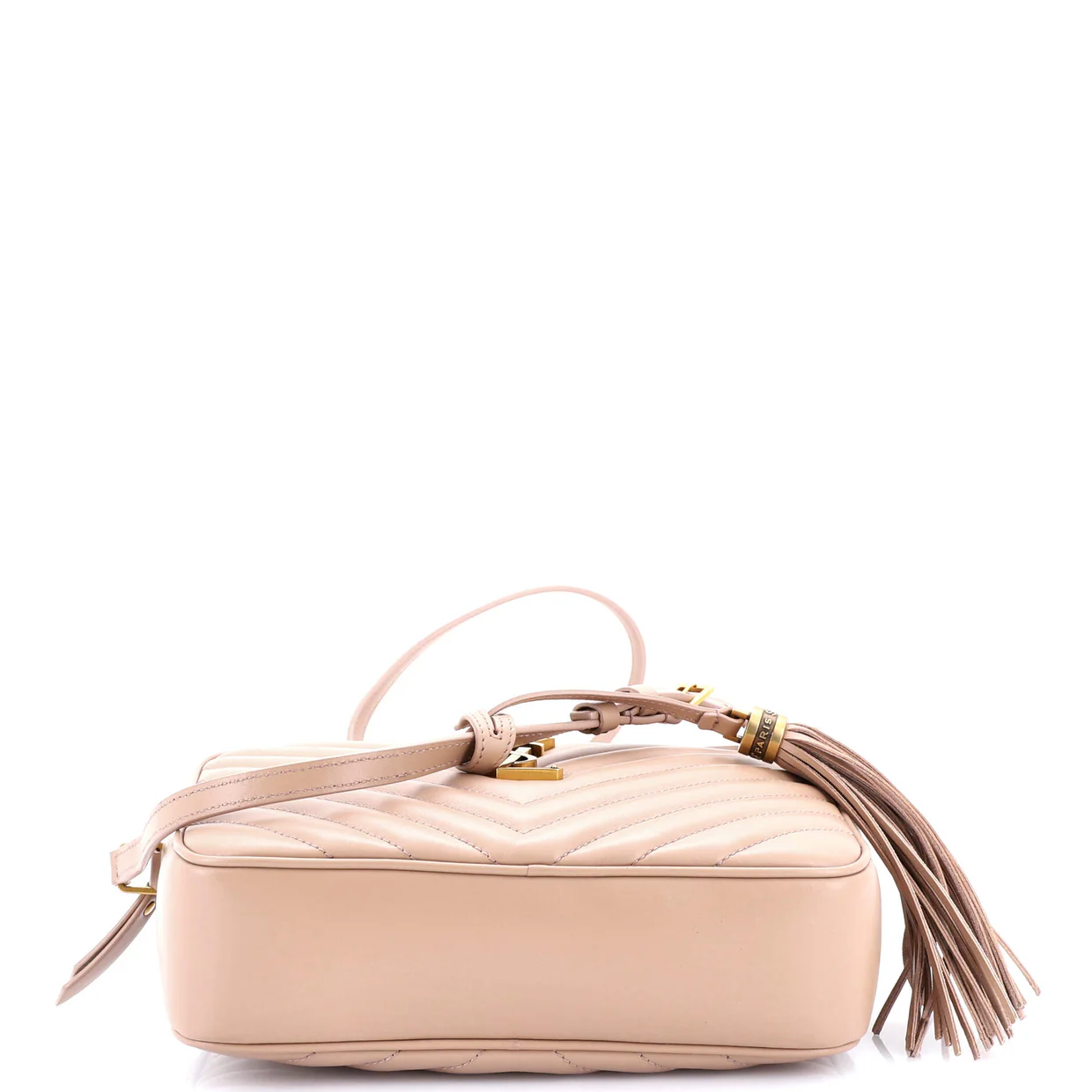 Lou Camera Bag Matelasse Chevron Leather Small - Deep Luxury