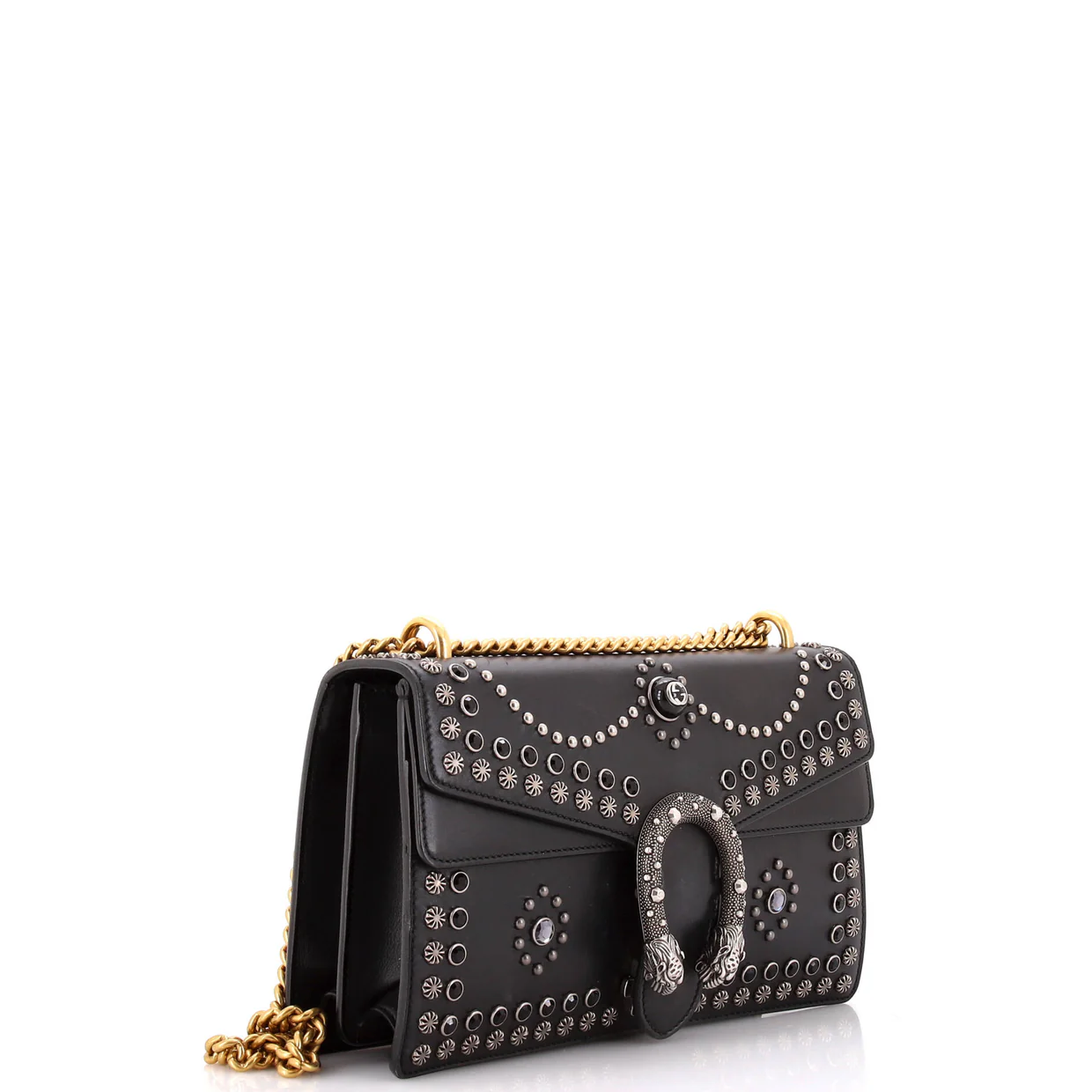 Dionysus Bag Studded Leather Small - Deep Luxury