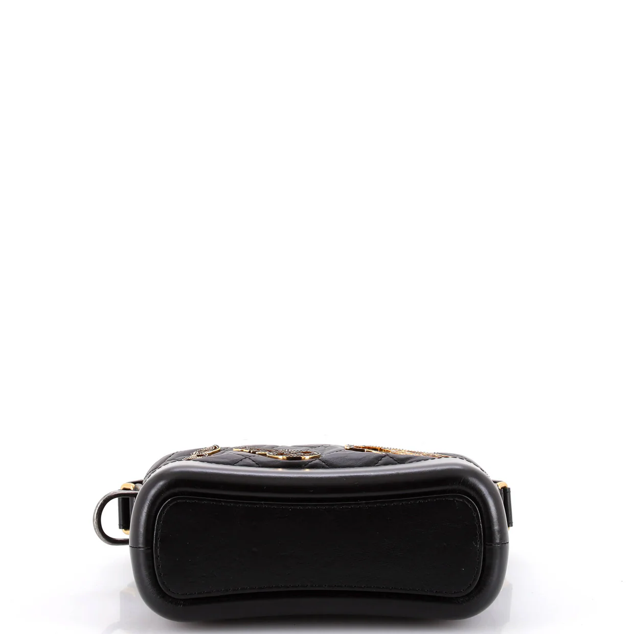 Gabrielle Hobo Embellished Quilted Aged Calfskin Small - Deep Luxury