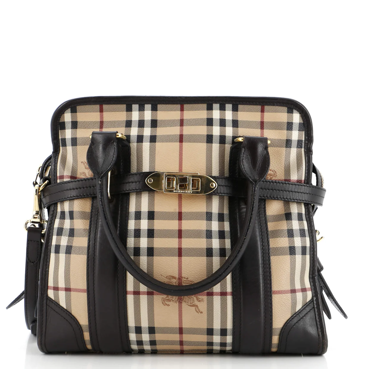 Minford Satchel Haymarket Coated Canvas Medium - Deep Luxury