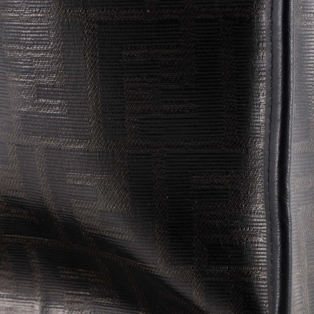 FF Logo Stamp Tote Zucca Coated Canvas Large - Deep Luxury