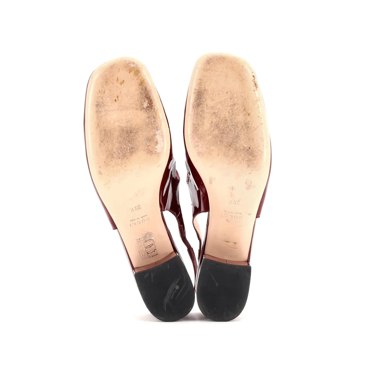 Women's Horsebit Mary Jane Slingback Pumps Patent - Deep Luxury