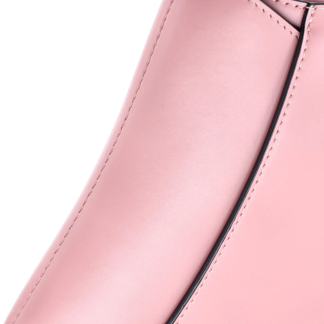 Saddle Handbag with Strap Leather Mini - Deep Luxury