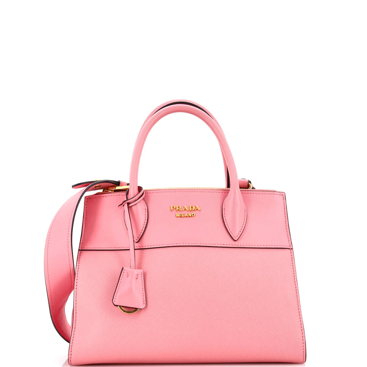 Paradigme Tote Saffiano with City Calf Small - Deep Luxury