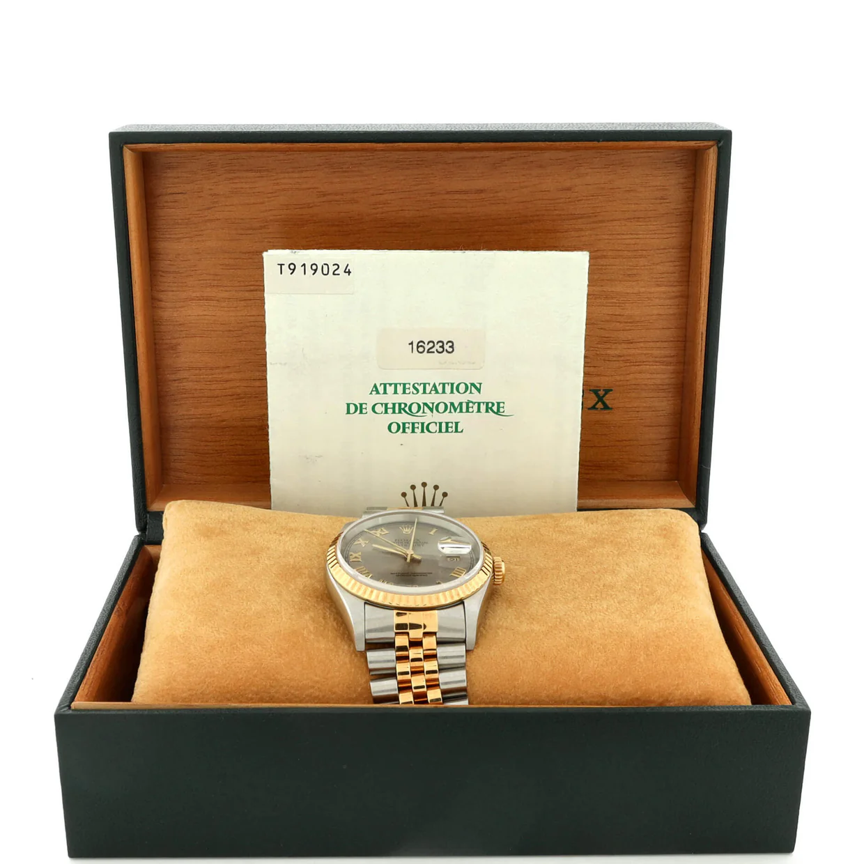 Oyster Perpetual Datejust Automatic Watch Stainless Steel and Yellow Gold 36 - Deep Luxury