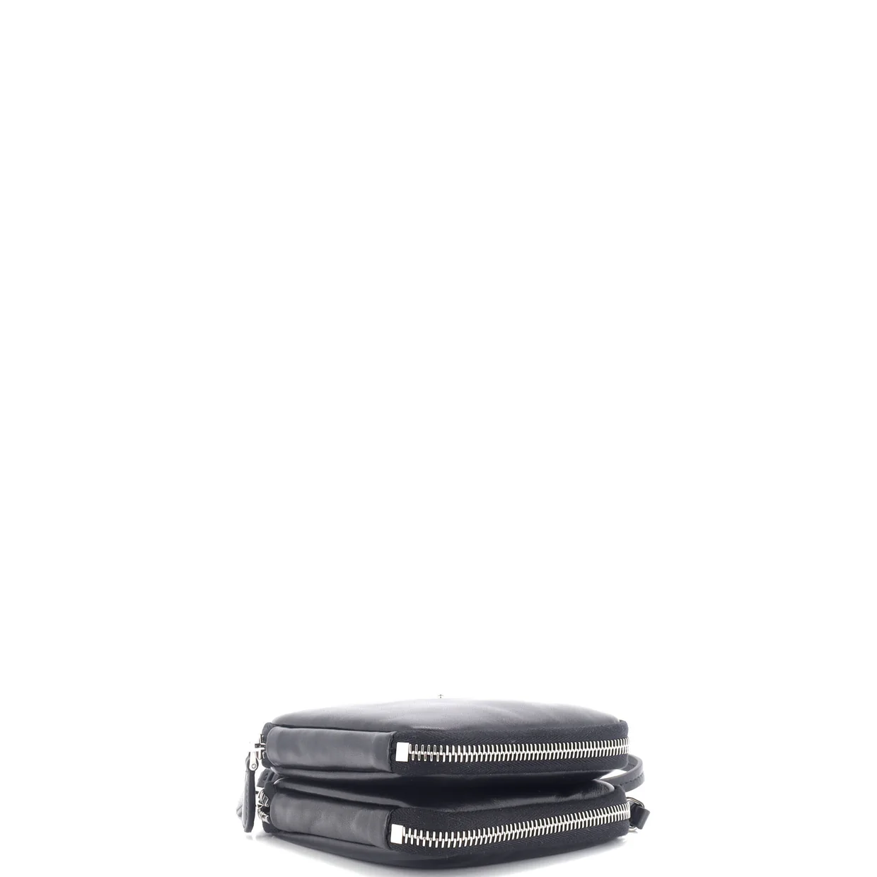 Triangle Crossbody Pouch Nappa Leather Mini - Deep Luxury