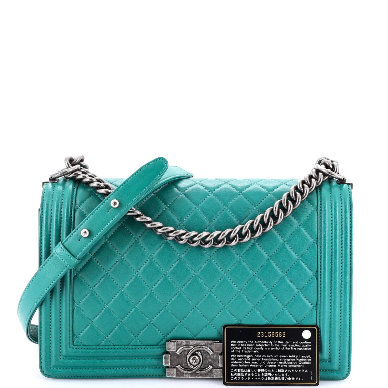 Boy Flap Bag Quilted Calfskin New Medium - Deep Luxury