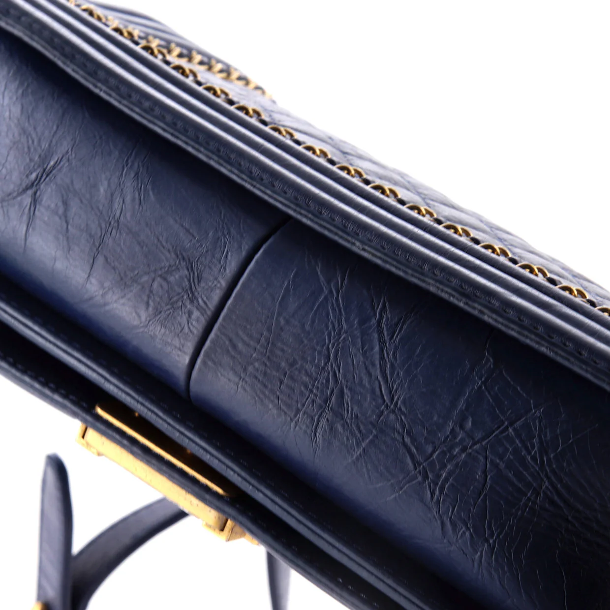 Jacket Boy Flap Bag Quilted Aged Calfskin New Medium - Deep Luxury