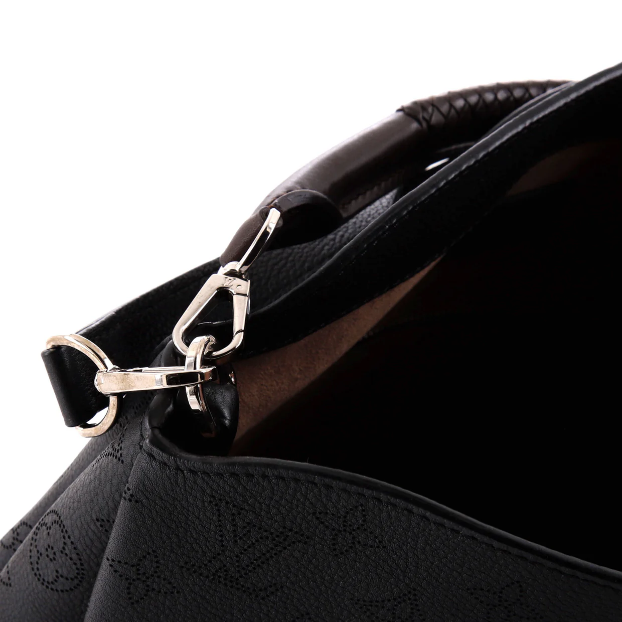 Babylone Handbag Mahina Leather PM - Deep Luxury