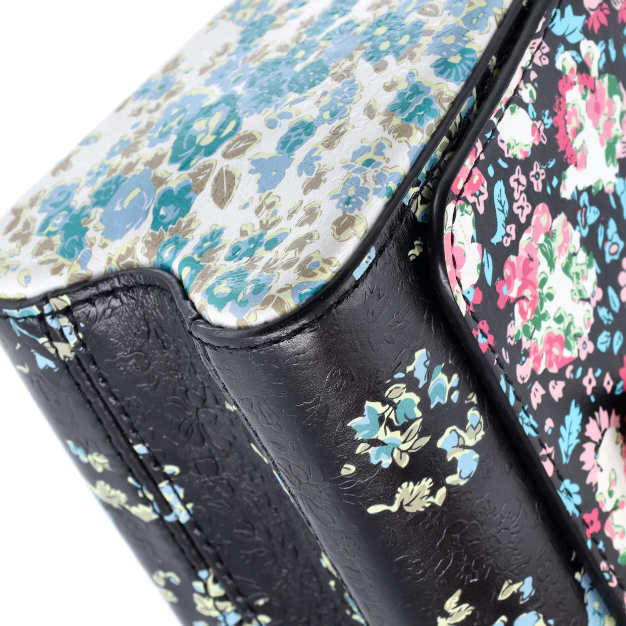 Twist Handbag Limited Edition Floral Print Leather PM - Deep Luxury
