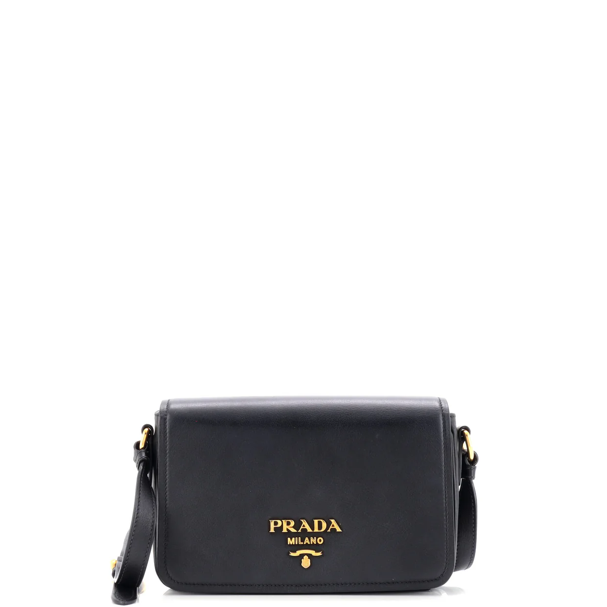 Full Flap Crossbody Bag Vitello Lux Small - Deep Luxury