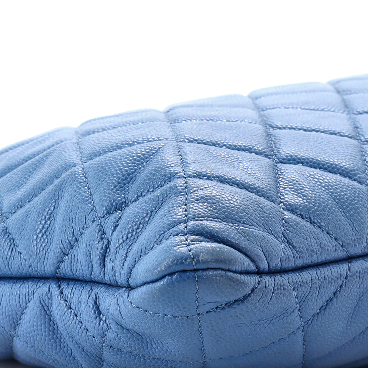 O Case Clutch Quilted Caviar Large - Deep Luxury