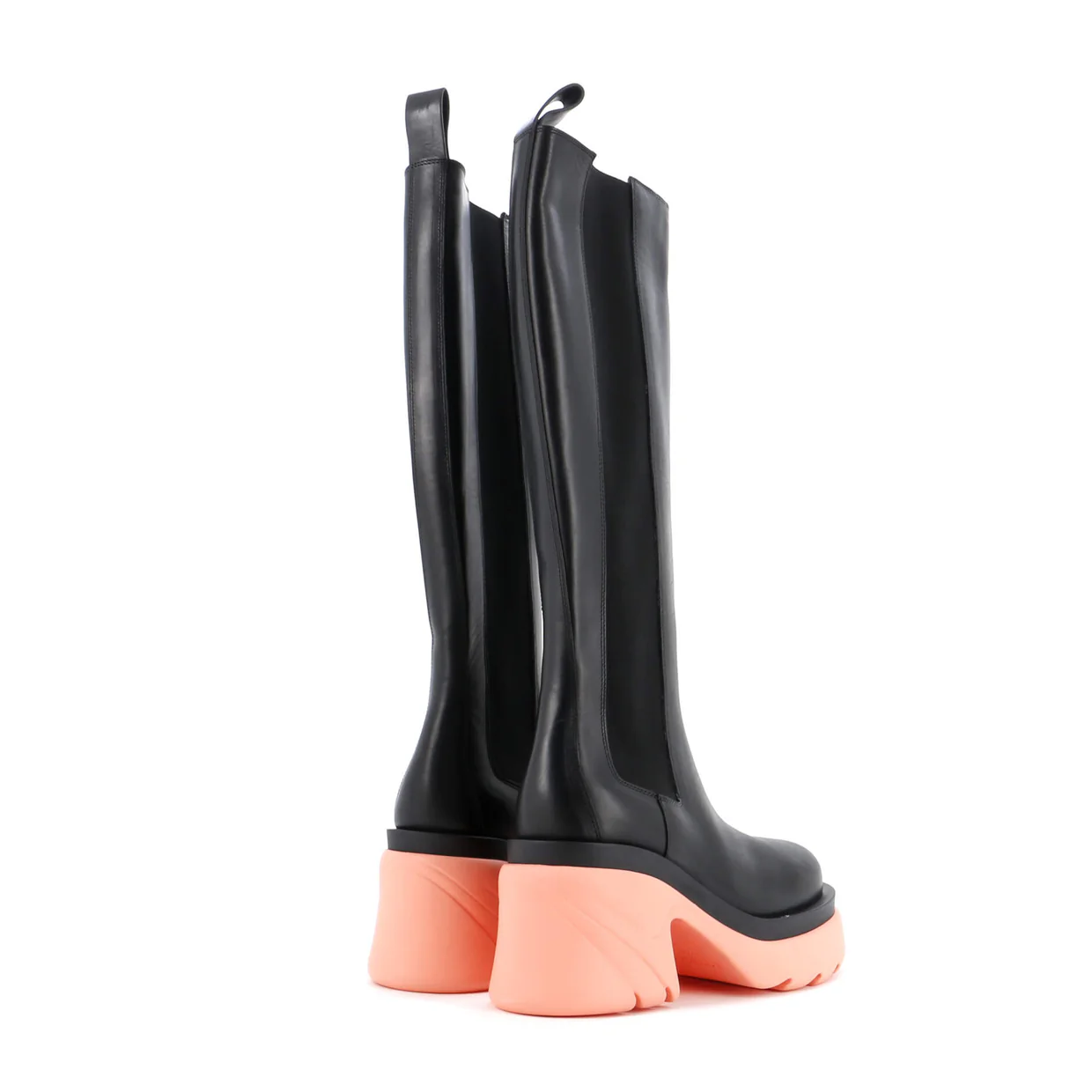 Women's The Flash Knee High Chelsea Boots Leather - Deep Luxury