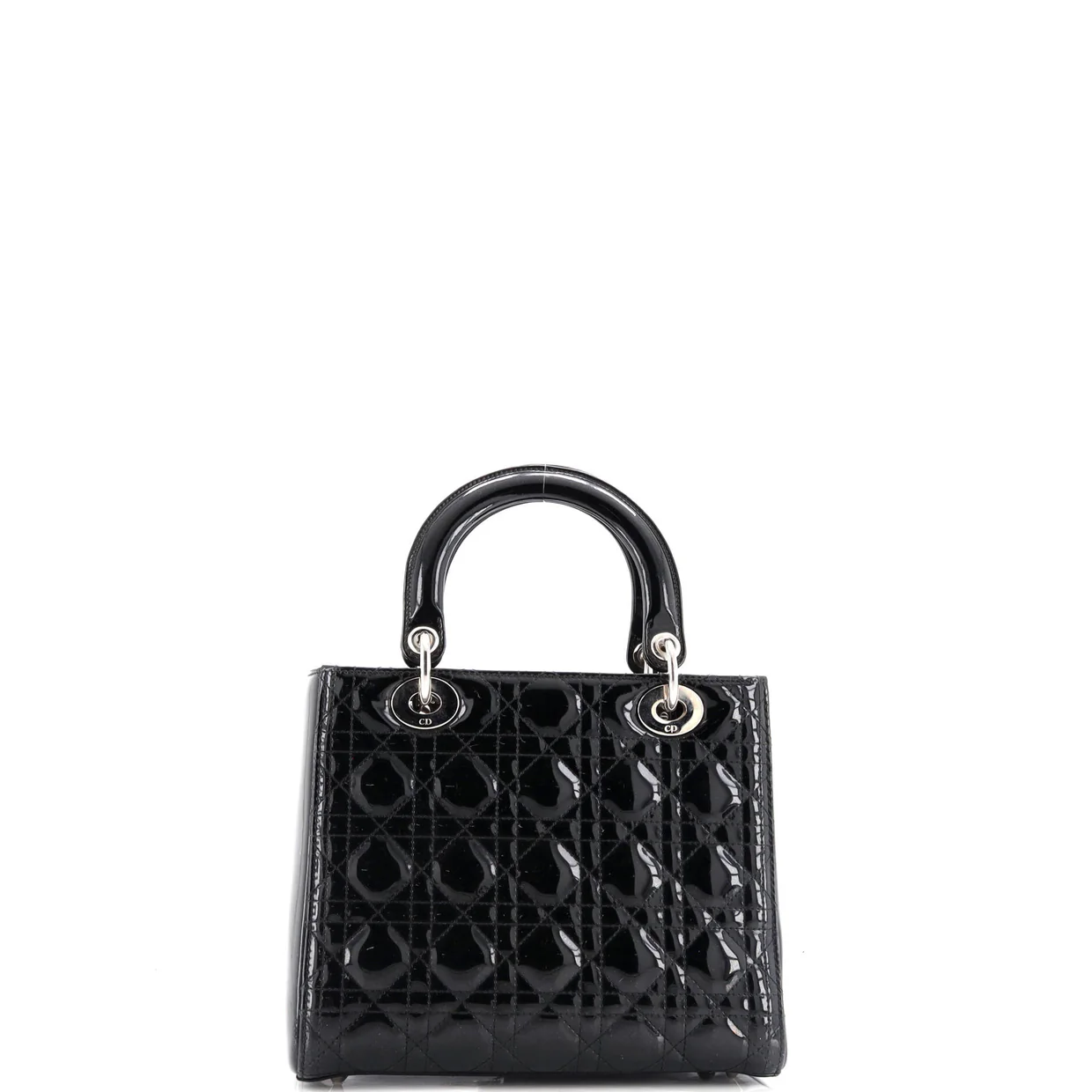 Lady Dior Bag Cannage Quilt Patent Medium - Deep Luxury