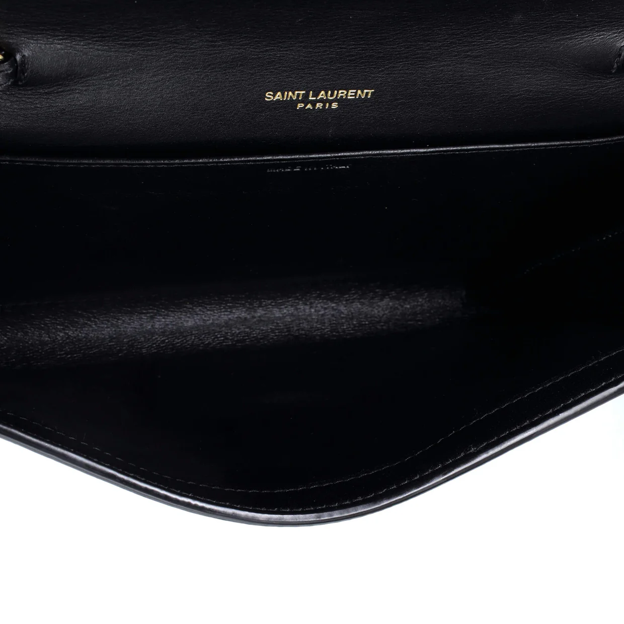 Uptown Chain Wallet Crocodile Embossed Leather - Deep Luxury