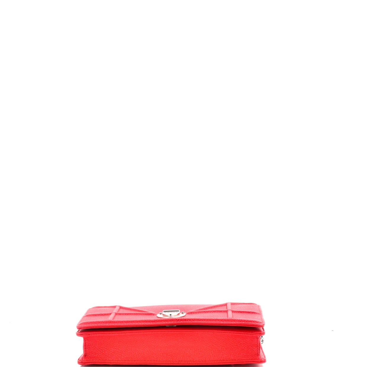 Diorama Wallet on Chain Leather - Deep Luxury