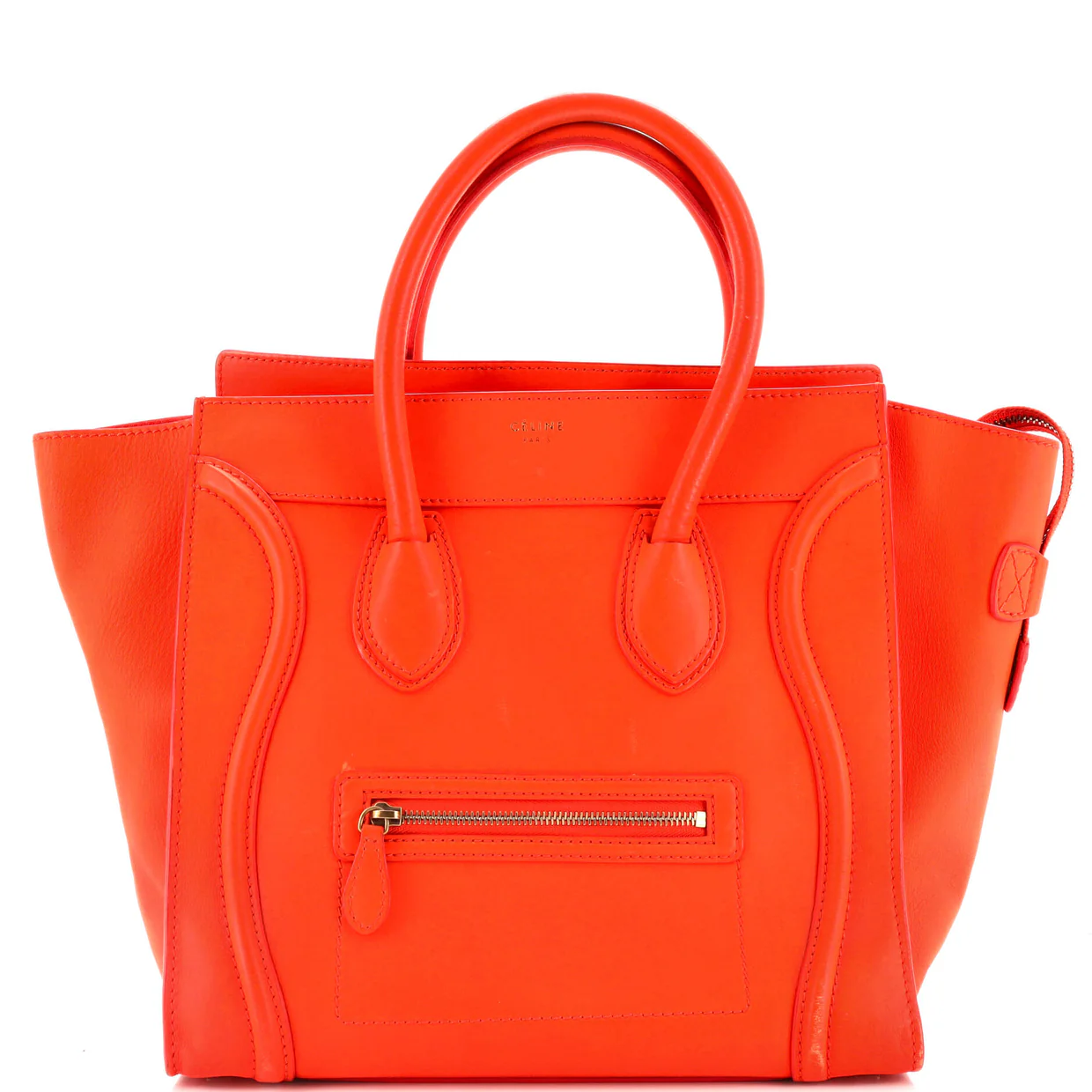 Luggage Bag Smooth Leather Mini - Deep Luxury