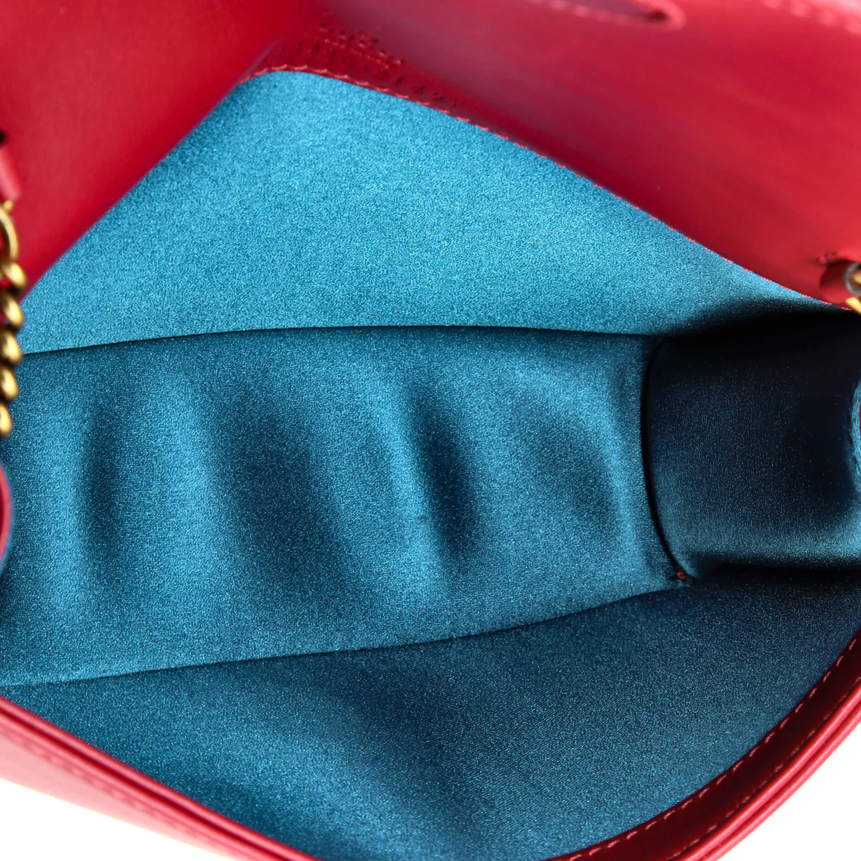 GG Marmont Chain Flap Bag Embroidered Matelasse Velvet Mini - Deep Luxury