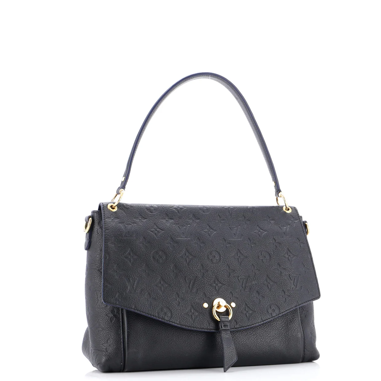 Blanche Handbag Monogram Empreinte Leather MM - Deep Luxury