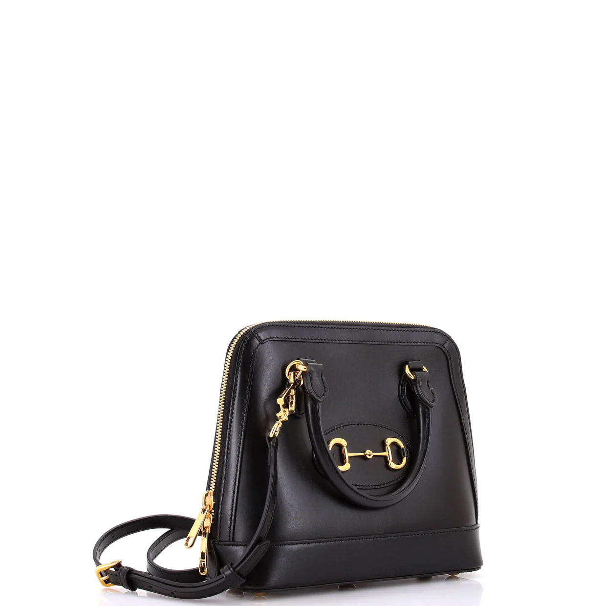 Horsebit 1955 Top Handle Bag Leather Small - Deep Luxury