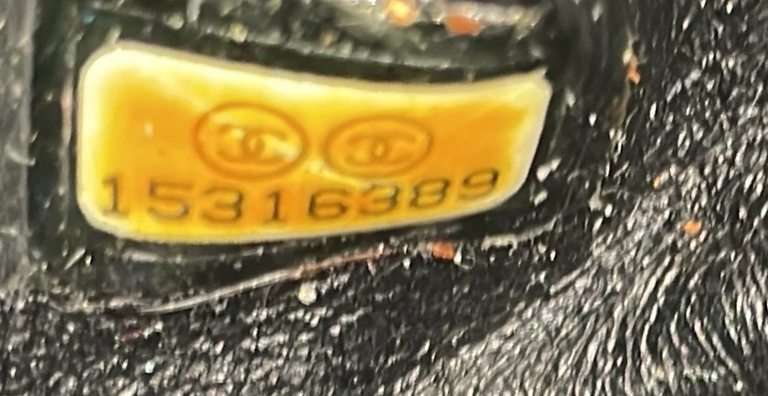 Clutch with Chain Quilted Patent - Deep Luxury