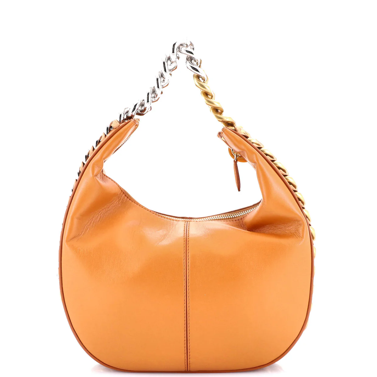 Frayme Zipped Hobo Bag Faux Leather Small - Deep Luxury