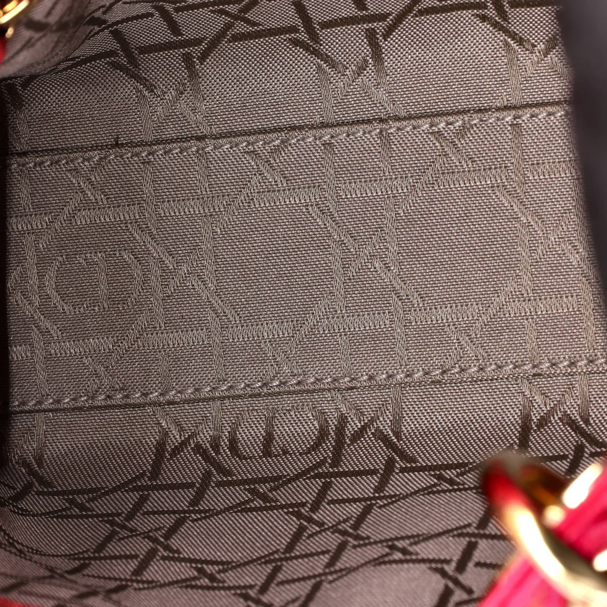 Lady Dior Bag Cannage Quilt Lambskin Mini - Deep Luxury