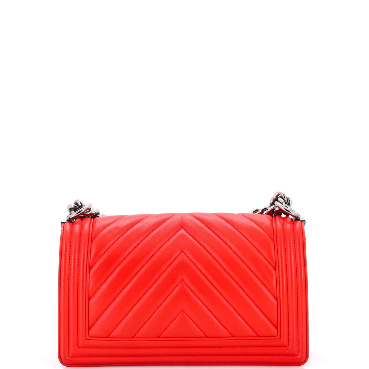 Boy Flap Bag Chevron Lambskin Old Medium - Deep Luxury