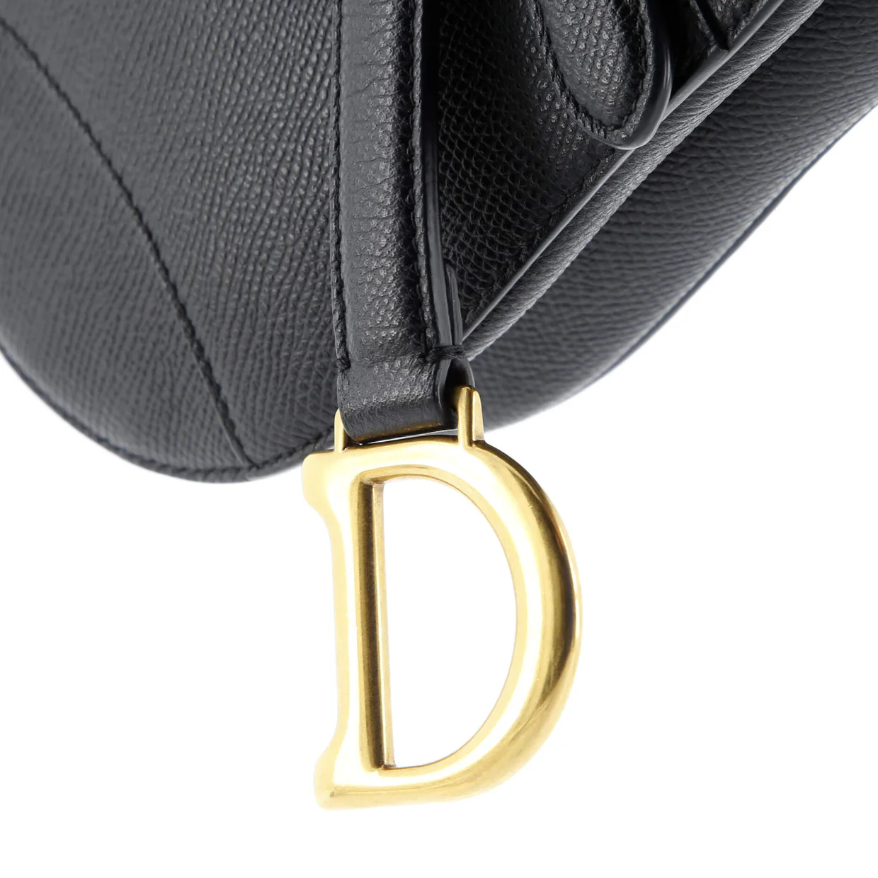 Saddle Handbag Leather Mini - Deep Luxury